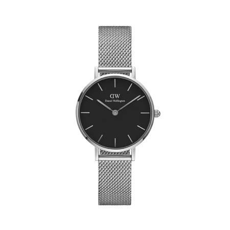 Petite Sterling , in silver metal and black enamel